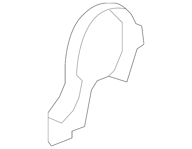 89040-1U150VA Деталь OUTER COVER, RIGHT
