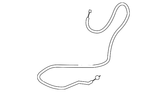 89176-2P010 Деталь RELEASE CABLE, RIGHT