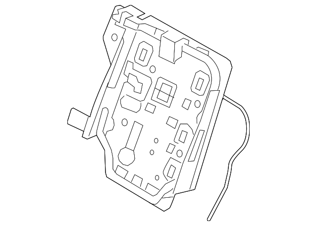 89410-1U050 Деталь SEAT BACK FRAME, RIGHT