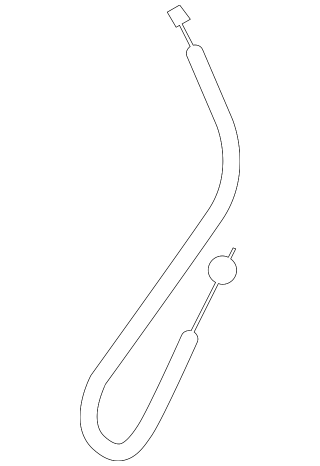 89176-2P020 Деталь CATCH CABLE, RIGHT