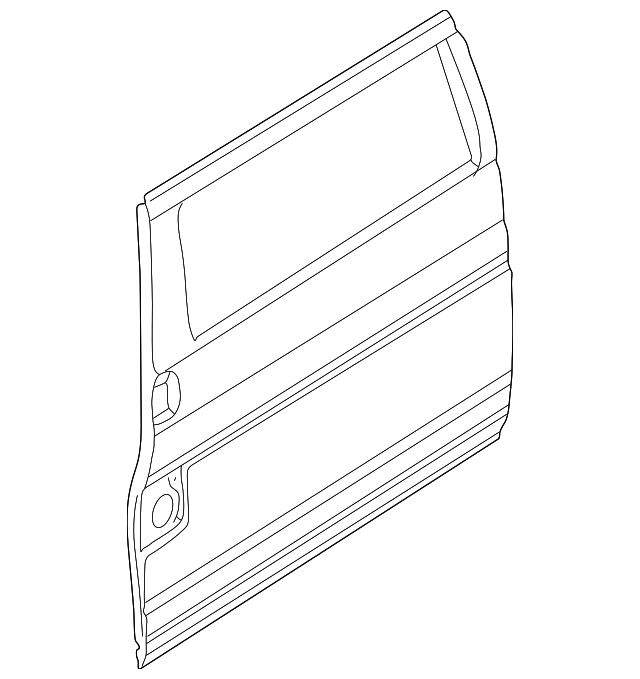 7D1-809-159-A Деталь BODY SIDE PANEL, LEFT