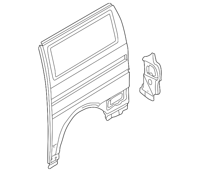 7D1-809-172-G Деталь BODY SIDE PANEL, RIGHT