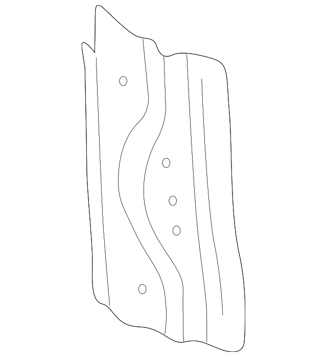701809283D Деталь REAR REINF, LEFT