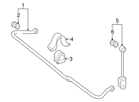 Sprinter 2500 STABILIZER BAR & COMPONENTS