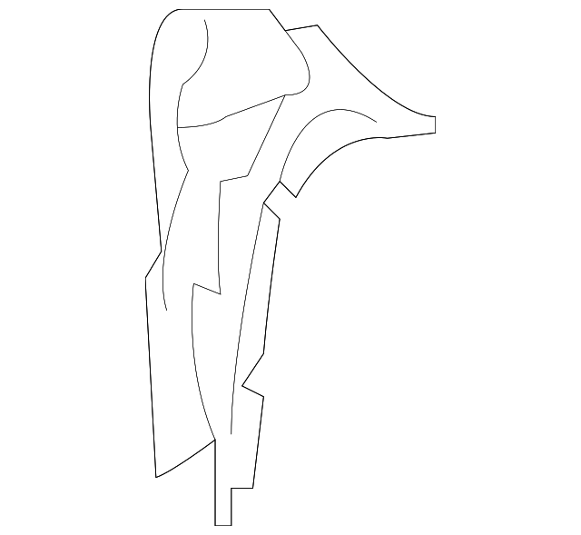 211-920-05-86-9B51 Деталь INNER COVER, LEFT