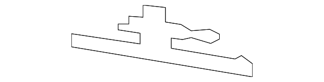 5KT97BD3AA Деталь UPPER MOLDING, LEFT