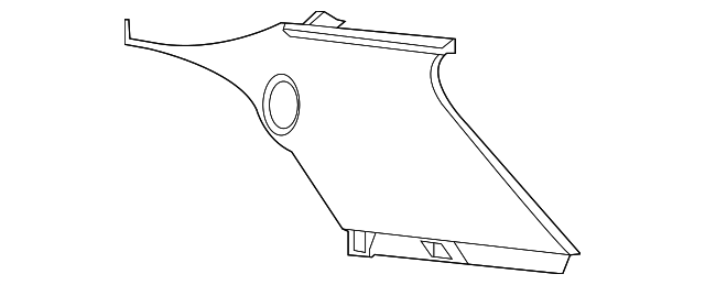 1GG60BD3AE Деталь REAR TRIM PANEL, RIGHT