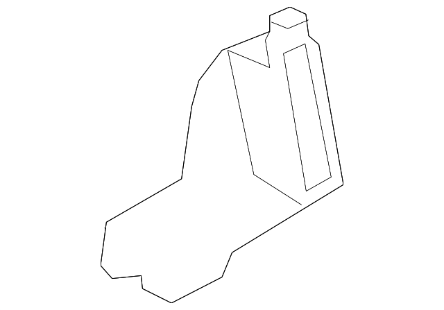 7830A361 Деталь LOWER DUCT, LEFT