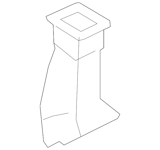7830A360 Деталь LOWER DUCT, RIGHT