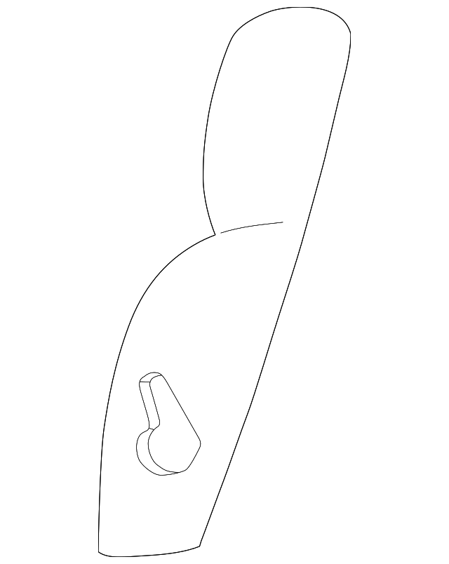 QZ991D5BA Деталь SEAT BACK, LEFT