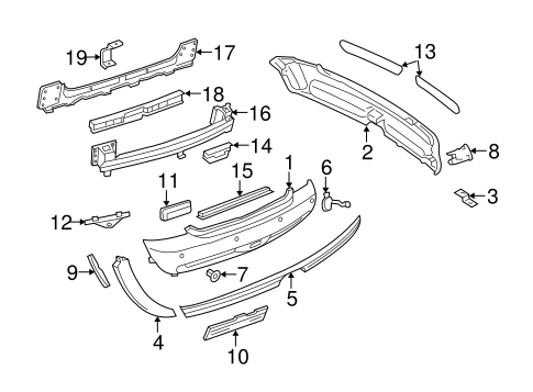 Cooper BUMPER & COMPONENTS - REAR