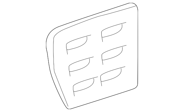 62551-08010-B0 Деталь GRILLE COVER, RIGHT