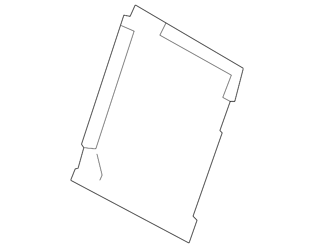 89316-2V000 Деталь SEAT BACK PANEL, LEFT