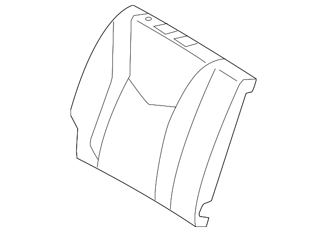 89450-2V000 SEAT BACK PAD, RIGHT
