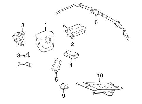 CTS AIR BAG COMPONENTS