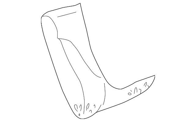 88941583 Деталь SEAT BACK PAD, RIGHT