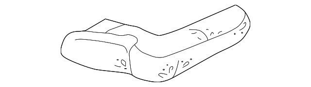12478256 Деталь SEAT CUSHION PAD, RIGHT