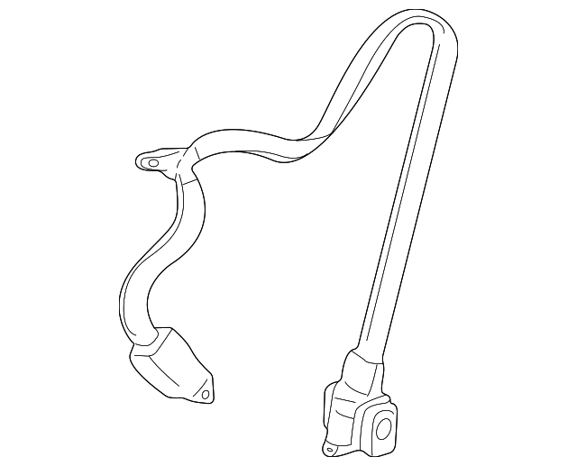 88954984 Деталь BELT & RETRACTOR, RIGHT