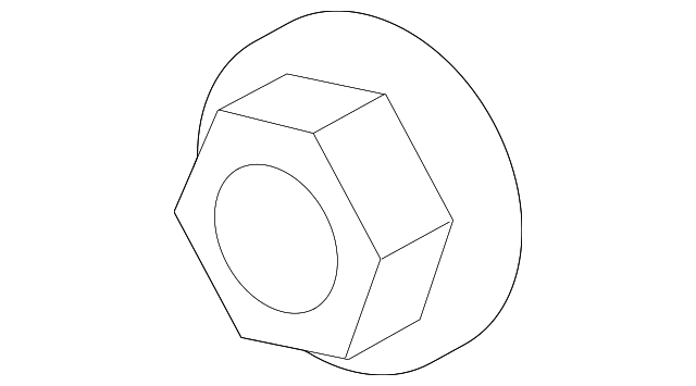 -N621901-S424 Деталь GLASS & FRAME NUT, LEFT