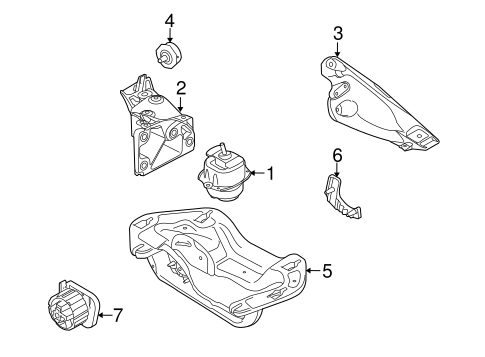 X5 ENGINE & TRANS MOUNTING