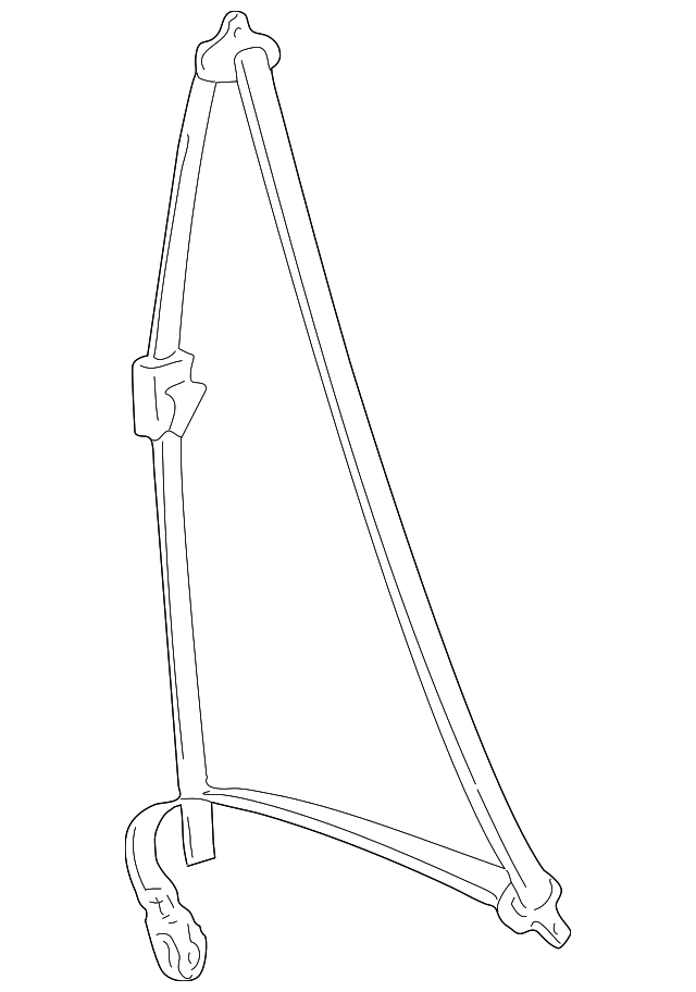 88820-39500-LK Деталь BELT & RETRACTOR, RIGHT