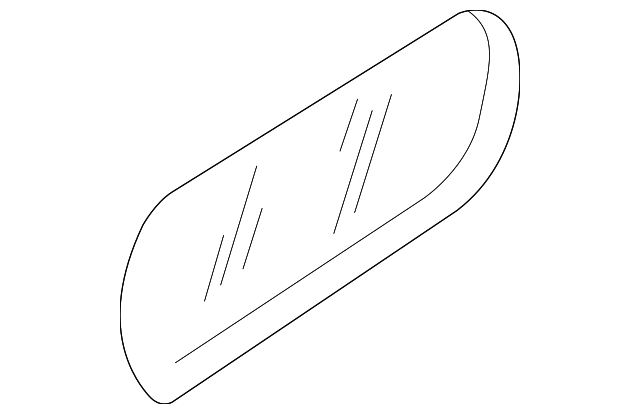 TA0169123 Деталь MIRROR GLASS, RIGHT