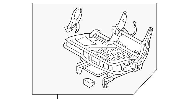 89500-C6000 Деталь CUSHION FRAME, LEFT
