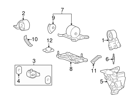Sonata ENGINE & TRANS MOUNTING