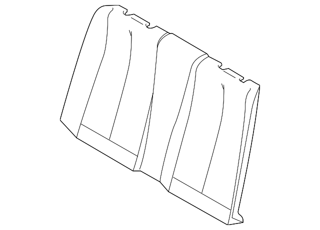 52207344324 Деталь SEAT BACK COVER