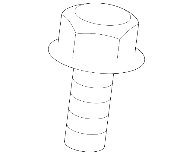 90119-06687 Деталь LOWER COVER BOLT, LEFT
