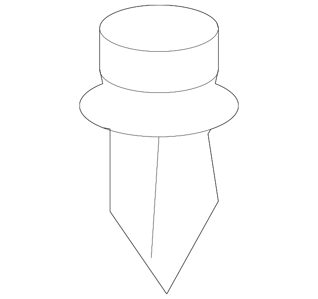 90467-09087-22 Деталь LOWER COVER CLIP
