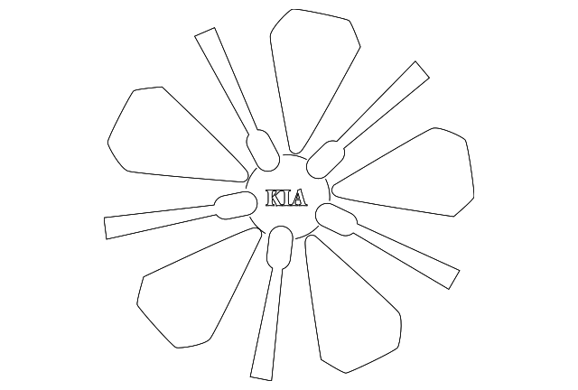 52910-3U110 Деталь WHEEL, ALLOY