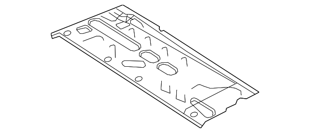 68070932AA Деталь CENTER FLOOR PAN, RIGHT