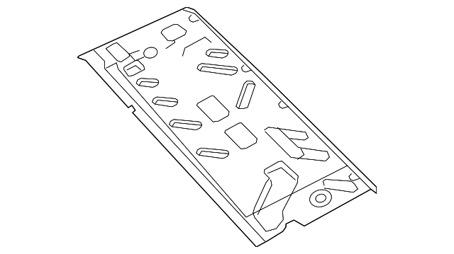68070933AA Деталь CENTER FLOOR PAN, LEFT