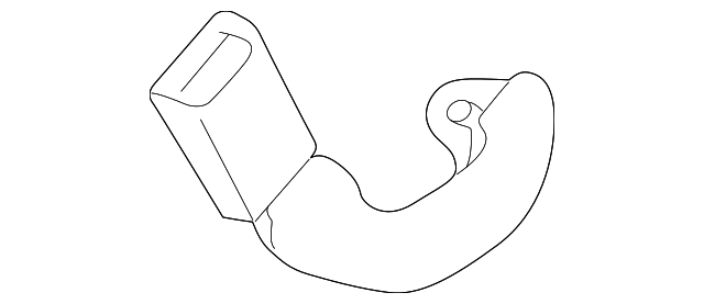 7000C837 Деталь BUCKLE END, LEFT