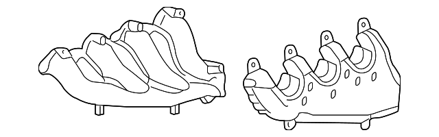 12569054 EXHAUST MANIFOLD, RIGHT