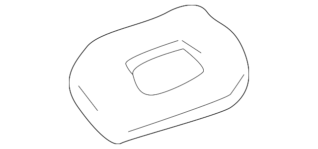 87214-25700 Деталь SPOILER PAD, RIGHT