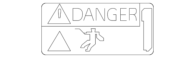 7P0-010-697-D Деталь CAUTION LABEL