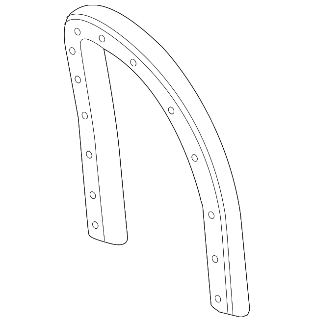 54612758975 Деталь ROLL BAR, LEFT