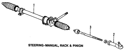 Miata STEERING GEAR & LINKAGE