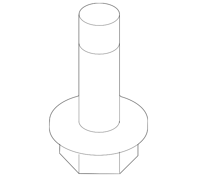 91641-C0614 RUNNING BOARD BOLT, LEFT