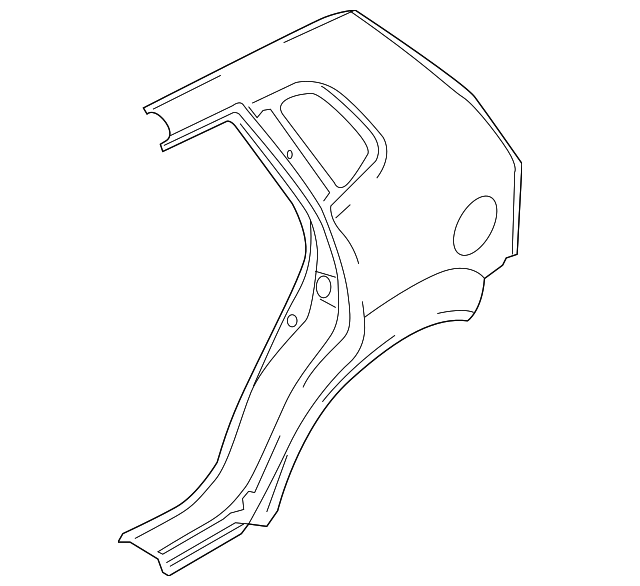 71503-2EB12 Деталь QUARTER PANEL, LEFT