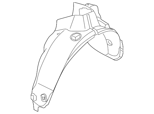 86821-2E010 Деталь SPLASH SHIELD, LEFT