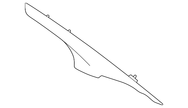 LL96RK5AF Деталь UPPER TRIM PANEL, RIGHT