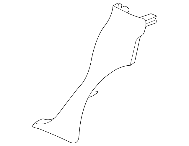 LL98HD5AC Деталь LOWER TRIM PANEL, RIGHT