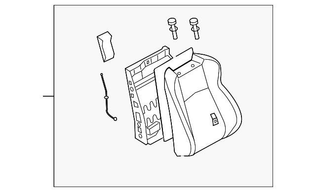 87600-CF42D Деталь SEAT BACK ASSY