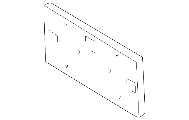 MR971034 Деталь LICENSE PANEL