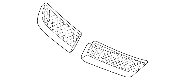 MN133275 Деталь GRILLE, LEFT