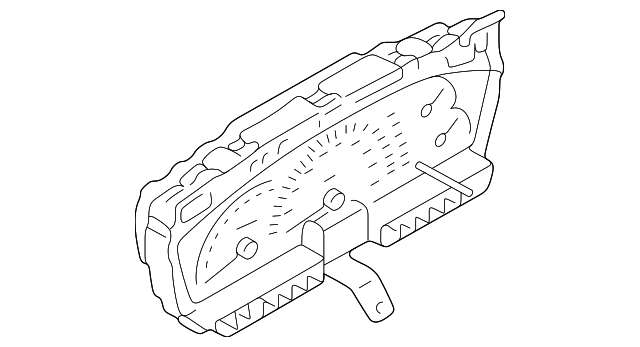 8100A047 Деталь CLUSTER