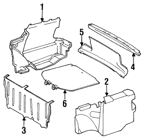300SDL TRUNK TRIM